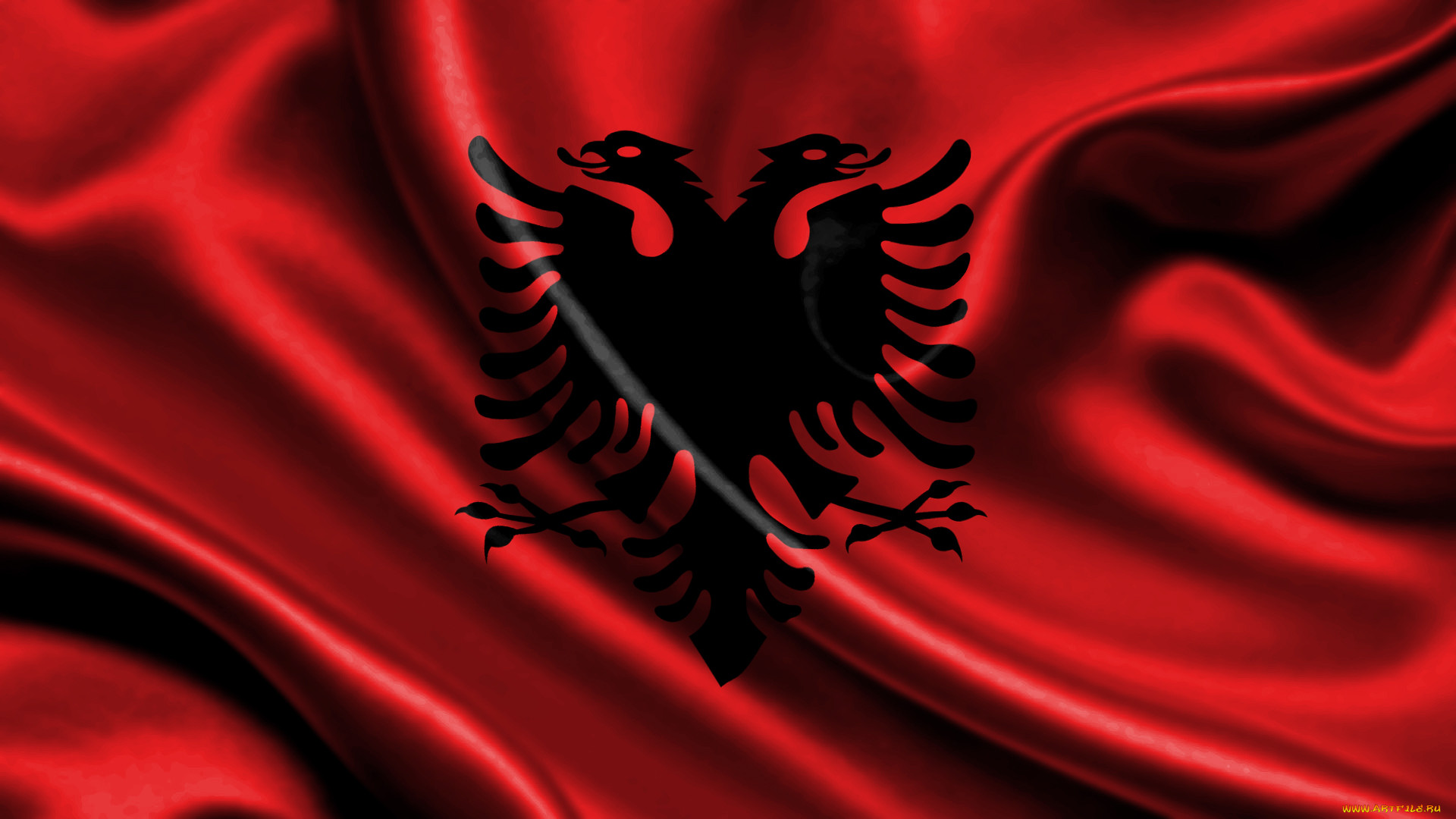 , , , albania, flag, satin